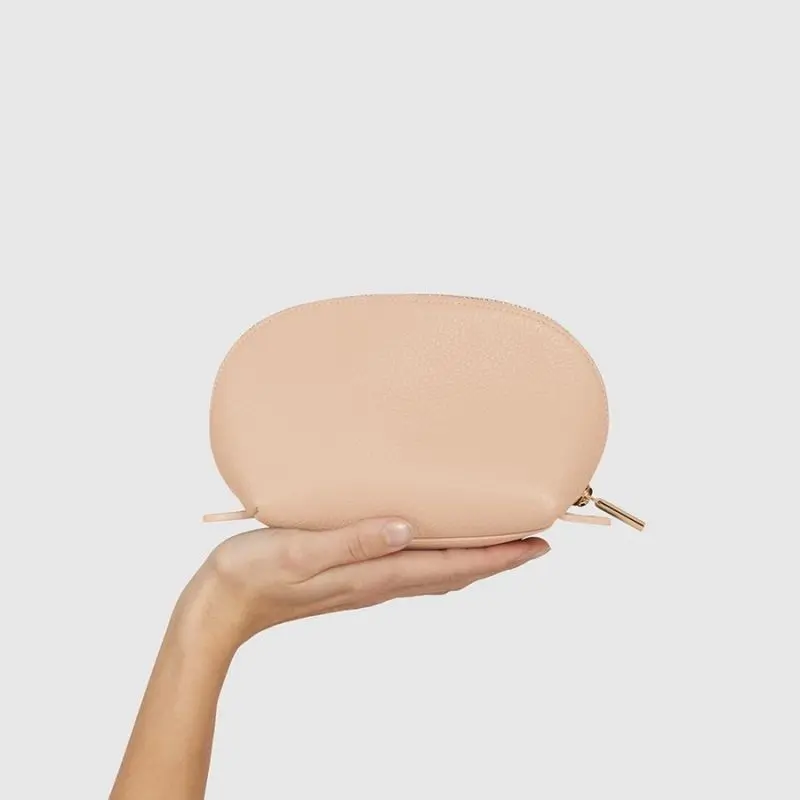 Professional Cosmetic Bag Products –  Professional portable makeup bag female ins style leather storage bag – Longqin