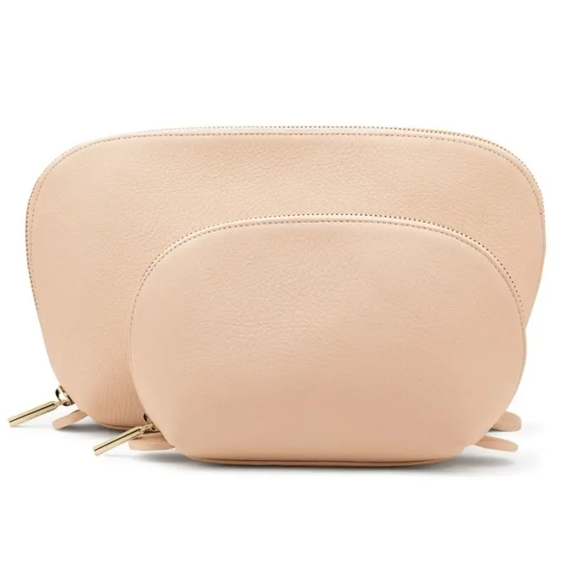 Professional Cosmetic Bag Products –  Professional portable makeup bag female ins style leather storage bag – Longqin