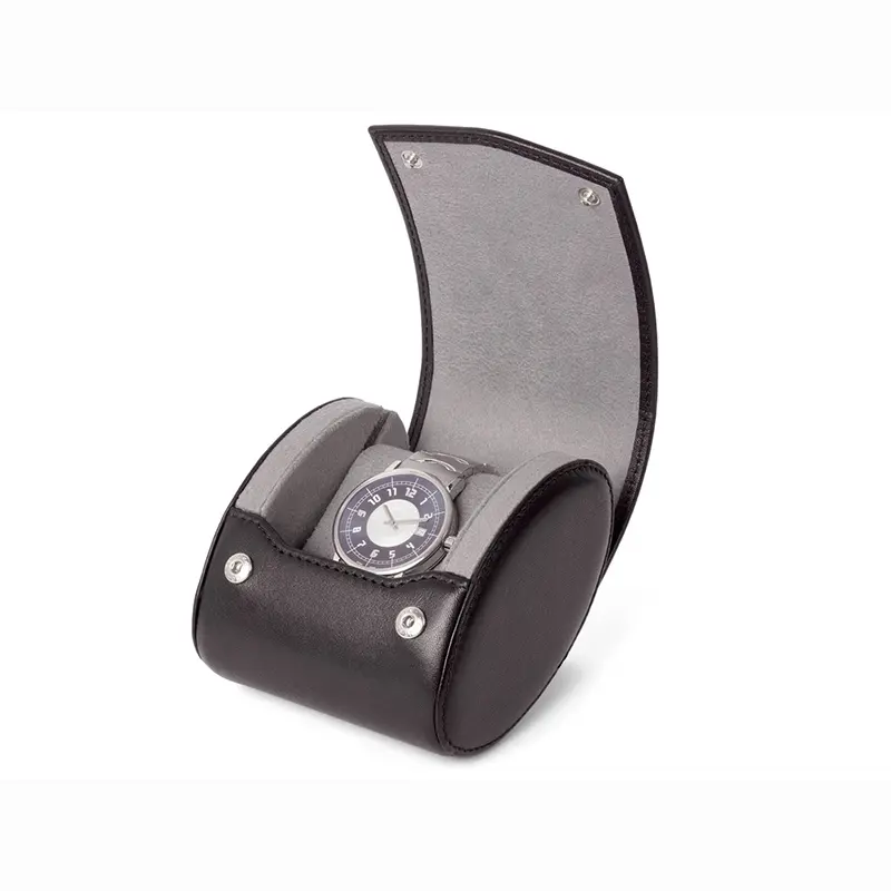 China OEM Monogrammed Watch Case Companies –  Single high-grade watch box jewelry box watch leather storage box – Longqin