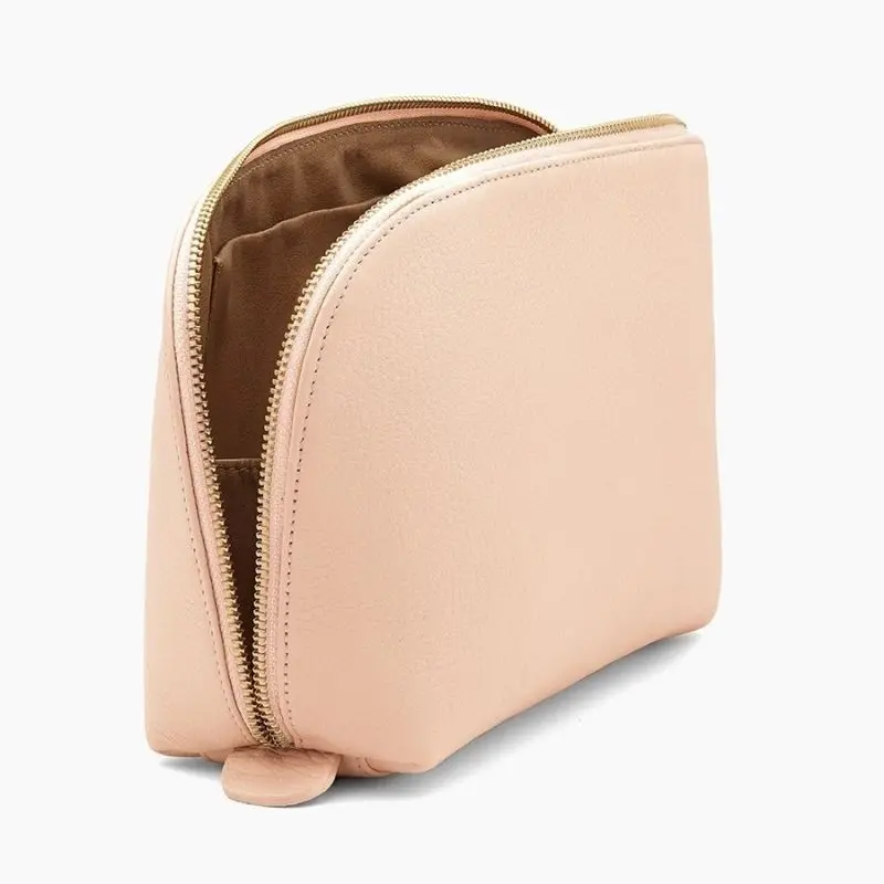 Professional Cosmetic Bag Products –  Professional portable makeup bag female ins style leather storage bag – Longqin