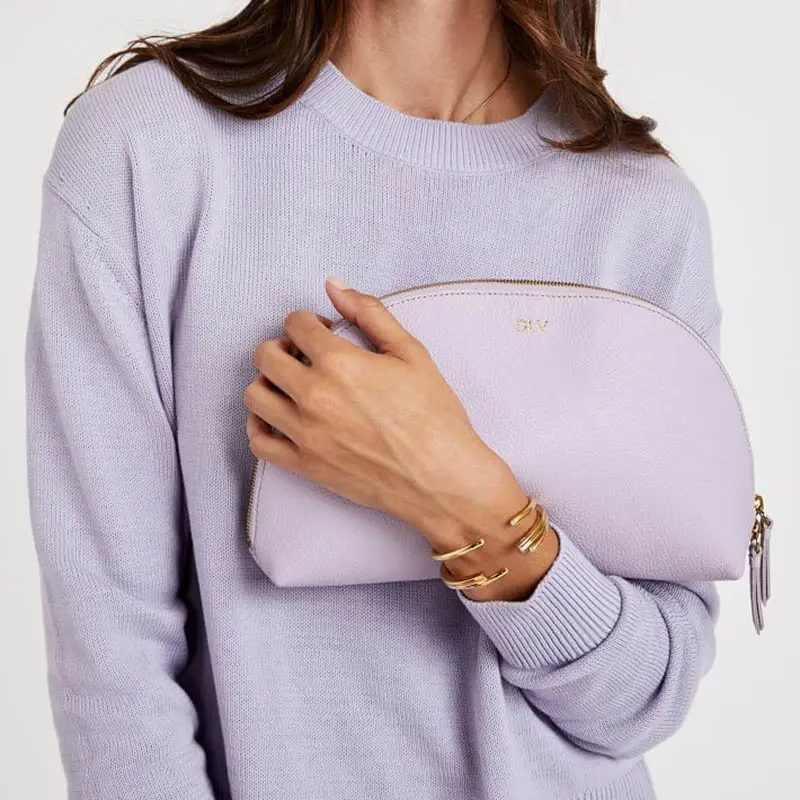 Portable Handheld Leather Cosmetic Bag: Your Perfect Travel Companion