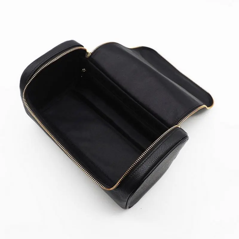 China OEM Cosmetic And Jewelry Travel Bag Companies –  Ladies portable leather cosmetic storage bag – Longqin