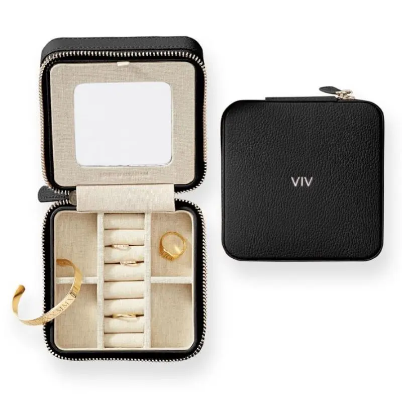 China OEM Jewelry Box Packaging Companies –  Leather Jewelry Item Storage Box – Longqin